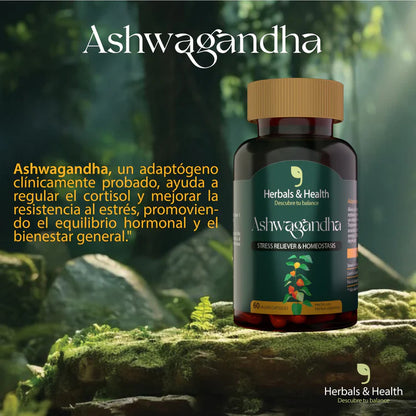 ASHWAGANDHA 60CAP/ ENERGIA FISICA,MENTAL